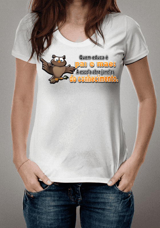 Nome do produto  Quem educa é. Modelo 01